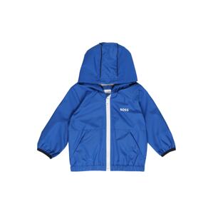 BOSS Kidswear Přechodná bunda  královská modrá / bílá / tmavě modrá