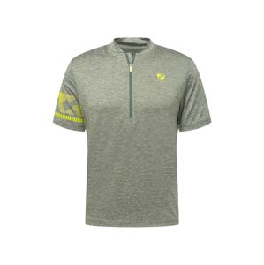 ZIENER Funkční tričko 'NALE'  zelený melír / žlutá