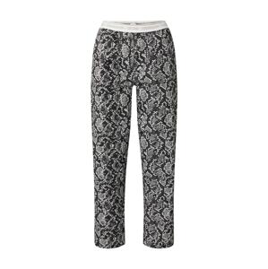 Calvin Klein Underwear Pyžamové kalhoty  černá / přírodní bílá