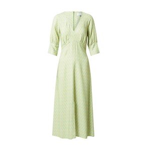 Closet London Šaty světle zelená / fialová / broskvová
