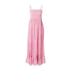 Zwillingsherz Letní šaty 'Wiebke'  pink / bílá
