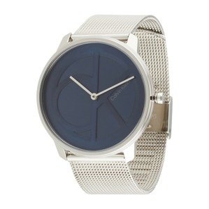 Calvin Klein Analogové hodinky  stříbrná / noční modrá