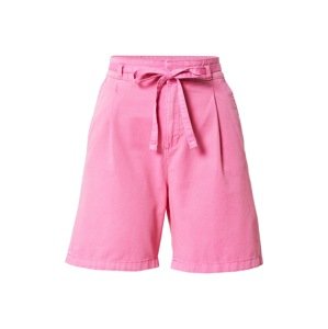 ESPRIT Kalhoty se sklady v pase  pink