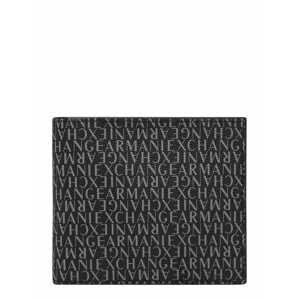 ARMANI EXCHANGE Peněženka  šedá / černá