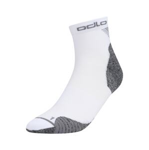 ODLO Sportovní ponožky 'Ceramicool'  bílá / šedá
