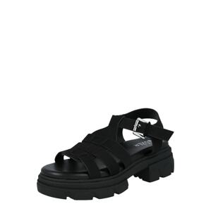 BULLBOXER Páskové sandály  černá