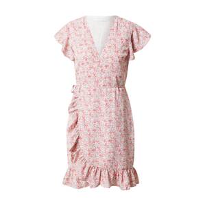 Freebird Letní šaty pastelová modrá / korálová / světle růžová / bílá