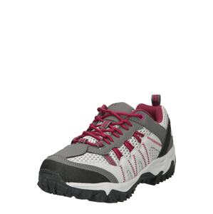 HI-TEC Sportovní boty 'JAGUAR'  světle šedá / tmavě šedá / purpurová