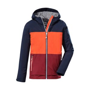 KILLTEC Outdoorová bunda  námořnická modř / oranžová / tmavě červená