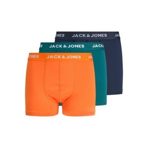 Jack & Jones Junior Spodní prádlo 'Archie'  námořnická modř / bílá / svítivě oranžová / smaragdová