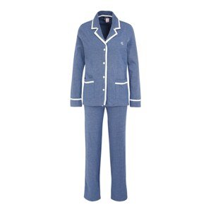 Lauren Ralph Lauren Pyžamo  modrý melír / bílá