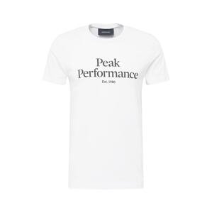 PEAK PERFORMANCE Funkční tričko  černá / bílá
