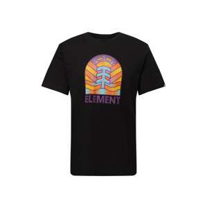 ELEMENT Funkční tričko 'ADONIS'  černá / oranžová / fialová / světlemodrá / žlutá