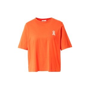 ARMEDANGELS Funkční tričko 'Laya'  oranžová / bílá