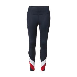 Tommy Sport Sportovní kalhoty  černá / bílá / červená