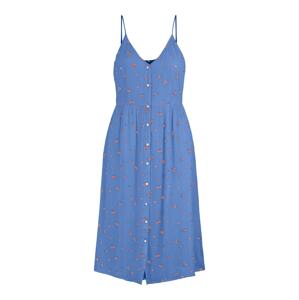 Pieces Petite Košilové šaty 'SHEA'  krémová / modrá