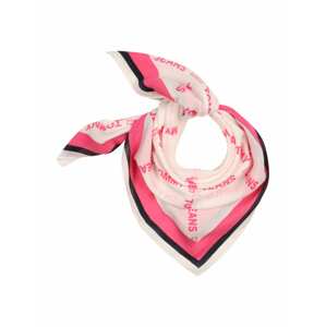 Tommy Jeans Šátek  pink / růžová / černá