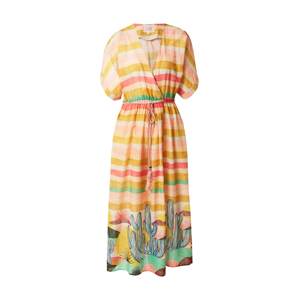 SCOTCH & SODA Šaty  žlutý melír / zelená / mix barev / pink