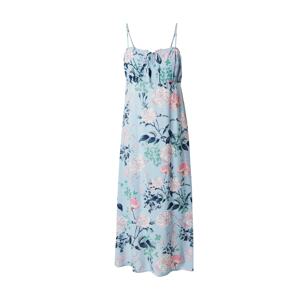 ONLY Letní šaty 'ALEXA' světlemodrá / tmavě modrá / nefritová / růžová