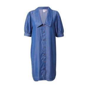 ICHI Košilové šaty modrá