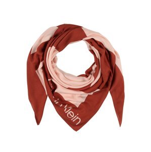 Calvin Klein Šátek  růžová / tmavě červená