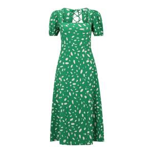 Dorothy Perkins Petite Šaty  krémová / trávově zelená