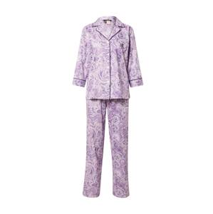 Lauren Ralph Lauren Pyžamo  fialová / lenvandulová / světle fialová / černá