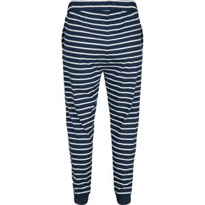 Zizzi Pyžamové kalhoty 'MSOMA'  noční modrá / bílá