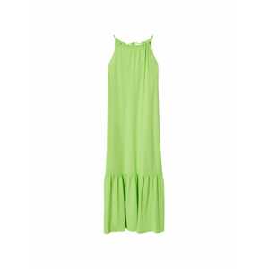 MANGO Letní šaty 'JAVIER' světle zelená