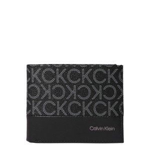 Calvin Klein Peněženka  šedá / černá
