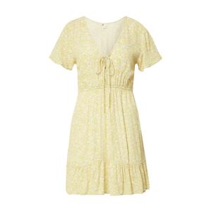 BILLABONG Letní šaty žlutá / bílá