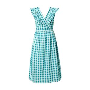 Compania Fantastica Letní šaty 'Vestido'  modrá / aqua modrá / barva bílé vlny
