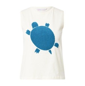Compania Fantastica Top 'Camiseta'  tmavě modrá / bílá