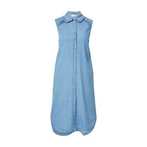 NÜMPH Košilové šaty 'CHERITH' modrá džínovina