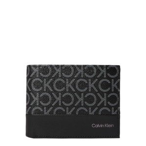Calvin Klein Peněženka  šedá / černá
