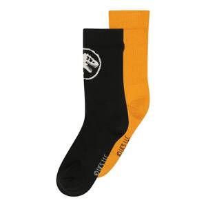 Molo Ponožky 'Norman'  černá / bílá / jasně oranžová