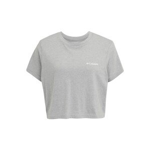 COLUMBIA Tričko šedý melír / bílá