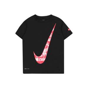 Nike Sportswear Tričko  pink / černá / bílá