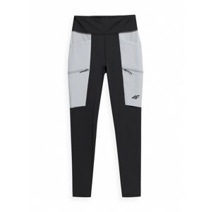 4F Sportovní kalhoty šedá / antracitová