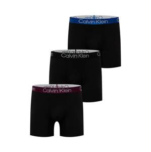 Calvin Klein Underwear Boxerky  modrá / vínově červená / černá / bílá