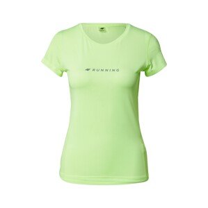 4F Funkční tričko svítivě zelená