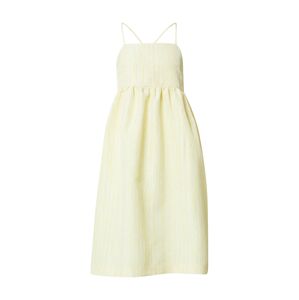 Crās Letní šaty 'Sadie' světle žlutá / bílá