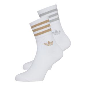 ADIDAS ORIGINALS Ponožky  zlatá / stříbrná / bílá