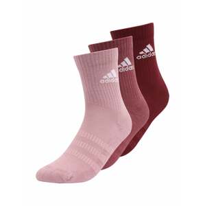ADIDAS PERFORMANCE Sportovní ponožky 'CUSH'  růžová / vínově červená / melounová / bílá