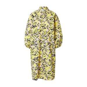 Essentiel Antwerp Košilové šaty 'BADGER'  žlutá / tělová / černá