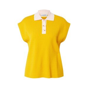 Essentiel Antwerp Tričko 'Barakka' žlutá / pastelově růžová