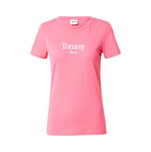 Tommy Jeans Tričko  námořnická modř / pink / bílá