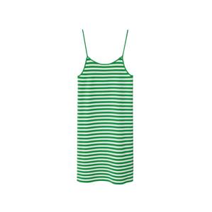 MANGO Letní šaty 'SARI' zelená / bílá