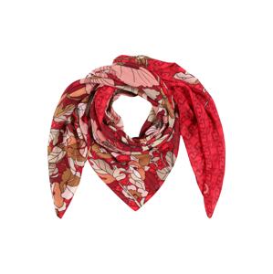 Liu Jo Šátek  béžová / růžová / pitaya / červená