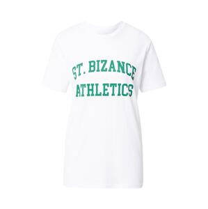 Bizance Paris Tričko 'GUSTIN' zelená / bílá